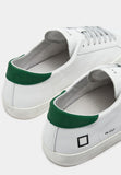 Date sneakers uomo hill low calf white green