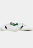 Date sneakers uomo hill low calf white green
