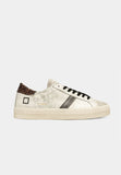 DATE SNEAKERS DONNA HILL LOW VINTAGE CALF WHITE-BROWN