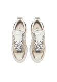 DATE FUGA LAMINATED SILVER SNEAKERS DONNA