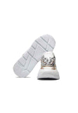 DATE FUGA LAMINATED SILVER SNEAKERS DONNA
