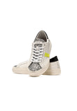 DATE SNEAKERS DONNA BIANCA HILL LOW VINTAGE CALF WHITE BLACK