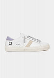 DATE SNEAKERS DONNA HILL LOW VINTAGE CALF WHITE-LILAC