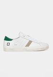 DATE SNEAKERS UOMO HILL LOW CALF WHITE-GREEN