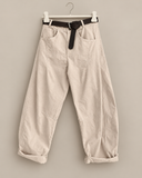 Kikisix pantalone balloon in velluto e cintura