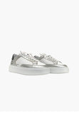 DATE SNEAKERS DONNA SFERA POP WHITE-SILVER W8B