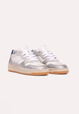 DATE SNEAKERS DONNA COURT 2.0 LAMINATED WHITE SILVER