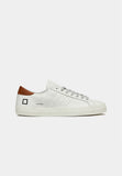 Date sneakers uomo hill low calf white cuoio