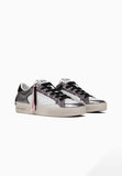 CRIME LONDON SNEAKERS DONNA BIANCO GRIGIO CON GLITTER