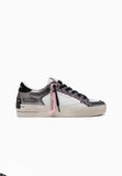 CRIME LONDON SNEAKERS DONNA BIANCO GRIGIO CON GLITTER