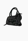 Vibes borsa donna con borchie nera piccola con tracolla