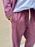 BL11 PANTALONE UOMO CON LACCIO BORDEAUX