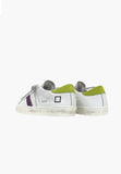 DATE SNEAKERS DONNA HILL LOW CALF WHITE-WASABI