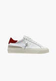 Date sneakers uomo sonica calf white-red