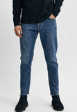 Selected jeans uomo slim tapered lavaggio medio