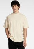 T-shirt uomo manica corta girocollo panna