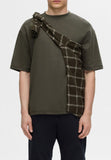 T-shirt uomo manica corta verde militare