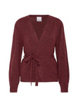 ICHI CARDIGAN DONNA BORDEAUX