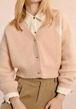 MOLLY BRACKEN CARDIGAN DONNA CUORE ROSA