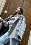 Vibes cappotto donna corto grigio