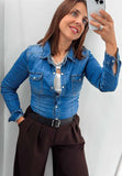 You decide camicia donna denim lavaggio medio