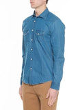 BL11 CAMICIA JEANS UOMO COLLO FRANCESE