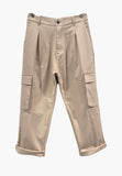 KLIXS PANTALONE UOMO CARGO ELEGANTE  SABBIA