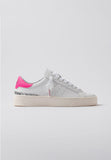 D.A.T.E sneakers donna sonica calf white fuxia