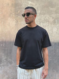 SEINSE T-SHIRT UOMO BOX FIT NERA
