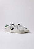 D.a.t.e sneakers uomo hill low vintage calf white-green