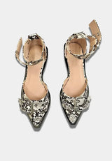 Scarpe ballerina donna pitonate - 36