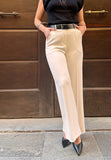 Vibes pantalone completo latte a palazzo