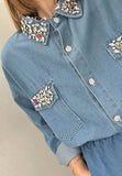 You decide maxi camicia donna in denim
