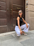 Pont jeand donna bianco gamba palazzo