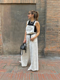 LUMINA SALOPETTE DENIM SANGALLO PANNA