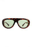 Os Sunglasses occhiali da sole grandi lenti verde
