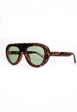 Os Sunglasses occhiali da sole grandi lenti verde