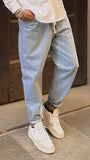 BL11 jeans uomo lavaggio chiaro con coulisse