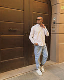 BL11 jeans uomo lavaggio chiaro con coulisse