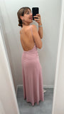 Lumina abito donna lungo scollo schiena