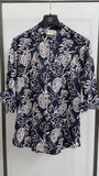 BL11 CAMICIA UOMO LINO COREANA FANTASIA