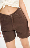 BERMUDA DONNA IN DENIM MOKA