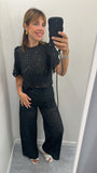 YOU DECIDE PANTALONE DONNA  SANGALLO nero