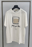BL11 T-SHIRT UOMO BIANCA STAMPA MARGARITA