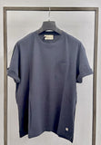 BL11 T-SHIRT UOMO BLU CON TASCA