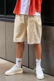 Pont bermuda uomo jogger short popeline vela tortora
