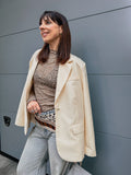 Giacca Blazer Donna monopetto poly tencel