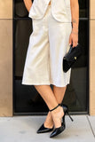 Bermuda Donna in lino