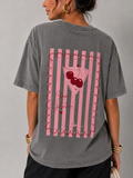 T-Shirt donna stampa                  Cheers galantine