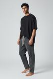 Bl11 Uomo Jeans Coulisse Black Campione